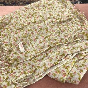 J. Crew floral scarf